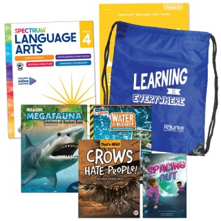 Spectrum® Language and Literacy Backpack, Grade 4