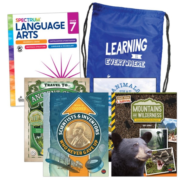 Spectrum® Language and Literacy Backpack, Grade 7