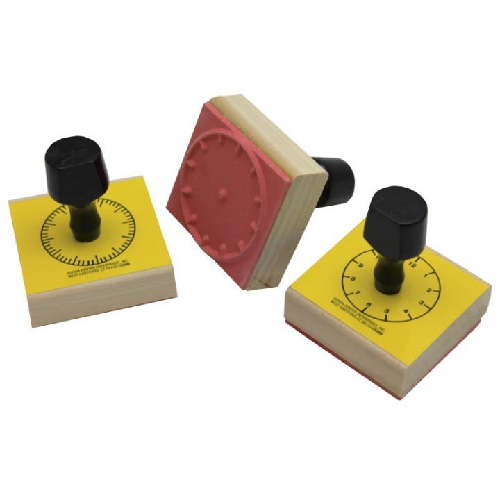 READY 2 LEARN™ Analog Clock Stamps, Set of 3