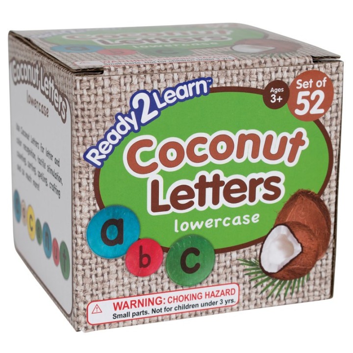 READY 2 LEARN™ Coconut Letters, Lowercase, Set of 52