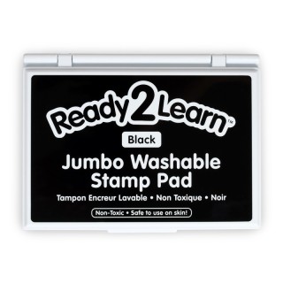 READY 2 LEARN™ Jumbo Washable Stamp Pad - Black - 6.2"L x 4.1"W