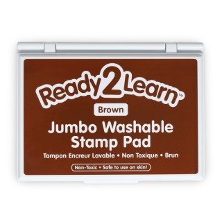 READY 2 LEARN™ Jumbo Washable Stamp Pad - Brown - 6.2"L x 4.1"W