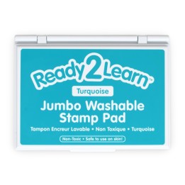 READY 2 LEARN™ Jumbo Washable Stamp Pad - Turquoise - 6.2"L x 4.1"W