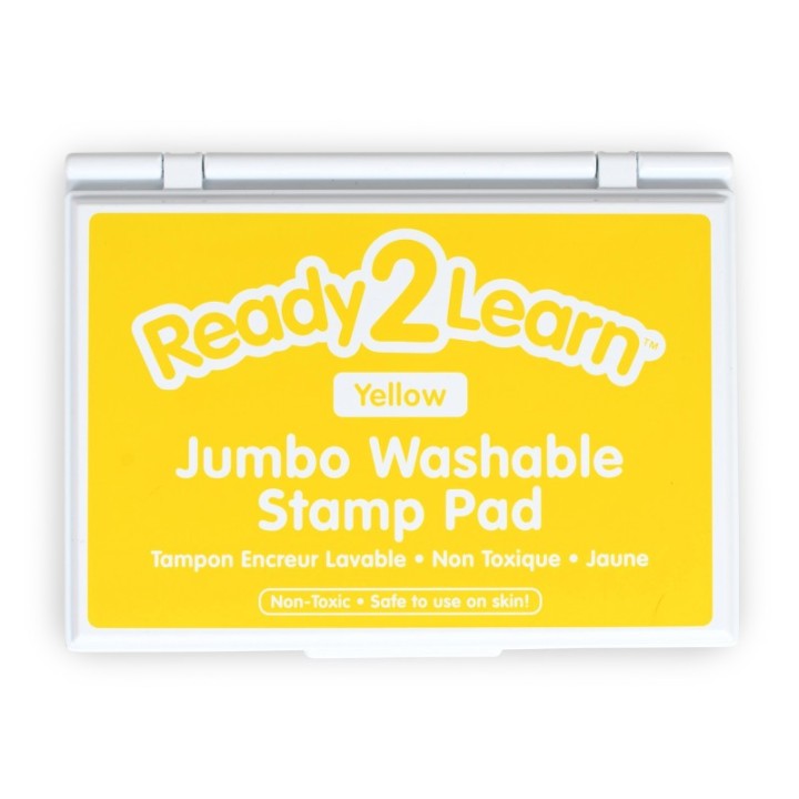 READY 2 LEARN™ Jumbo Washable Stamp Pad - Yellow - 6.2"L x 4.1"W