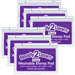 READY 2 LEARN™ Washable Stamp Pad - Purple - Pack of 6