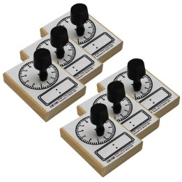 READY 2 LEARN™ Digital Clock Stamp, Pack of 6