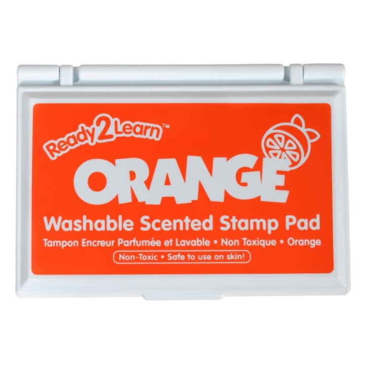 READY 2 LEARN™ Washable Stamp Pad - Orange Scented, Orange
