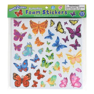 READY 2 LEARN™ Foam Stickers - Butterflies - Pack of 172