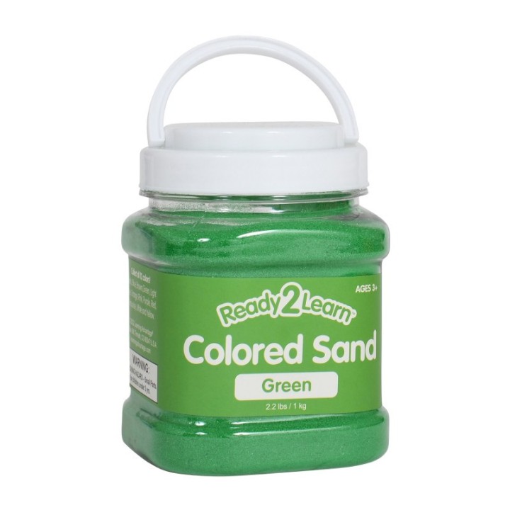 READY 2 LEARN™ Colored Sand - Green - 2.2 Pounds