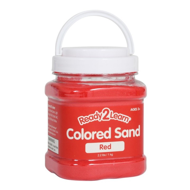 READY 2 LEARN™ Colored Sand - Red - 2.2 Pounds
