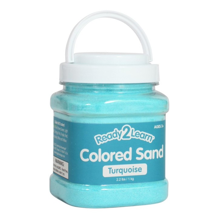 READY 2 LEARN™ Colored Sand - Turquoise - 2.2 Pounds