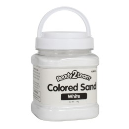 READY 2 LEARN™ Colored Sand - White - 2.2 Pounds