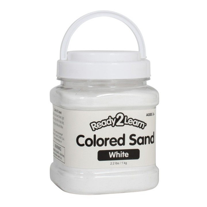 READY 2 LEARN™ Colored Sand - White - 2.2 Pounds