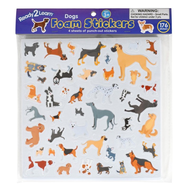 READY 2 LEARN™ Foam Stickers - Dogs