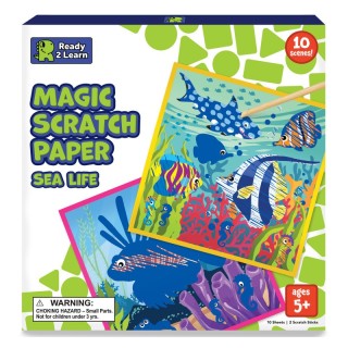 READY 2 LEARN™ Magic Scratch Paper, Sea-Life
