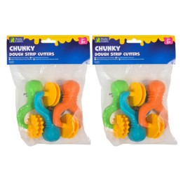 READY 2 LEARN™ Chunky Dough Strip Cutters, 3 Per Set, 2 Sets