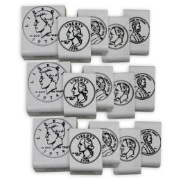READY 2 LEARN™ Coin Stamps - Heads - 5 Per Set - 3 Sets