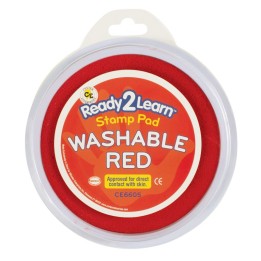READY 2 LEARN™ Jumbo Circular Washable Stamp Pad - Red - 5.75" dia.