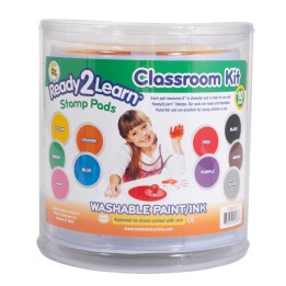 READY 2 LEARN™ Jumbo Circular Washable Stamp Pads - Set of 10