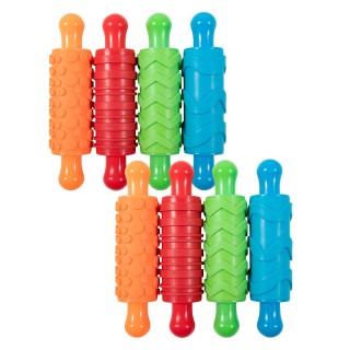 READY 2 LEARN™ Paint and Clay Texture Rollers - 4 Per Set - 2 Sets