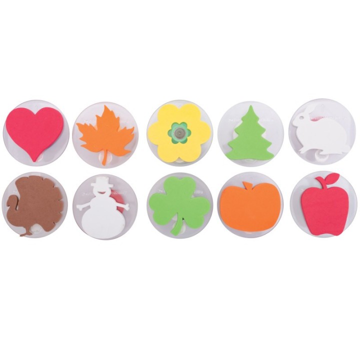 READY 2 LEARN™ Giant Stampers - Holiday Shapes - Set of 10
