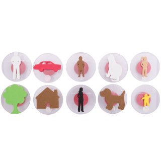 READY 2 LEARN™ Giant Stampers - Family Members - Set of 10