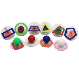 READY 2 LEARN™ Giant Stampers - Geometric Shapes - Outline - Set of 10