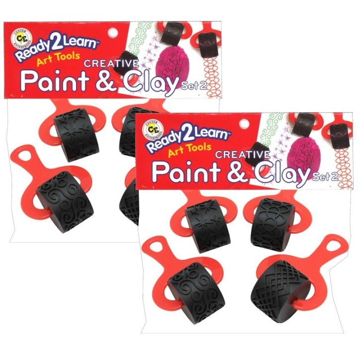 READY 2 LEARN™ Paint and Clay Explorers - Set 2 - 4 Per Set - 2 Sets