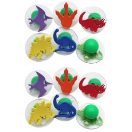 READY 2 LEARN™ Giant Stampers - Dinosaurs - 6 Per Set - 2 Sets