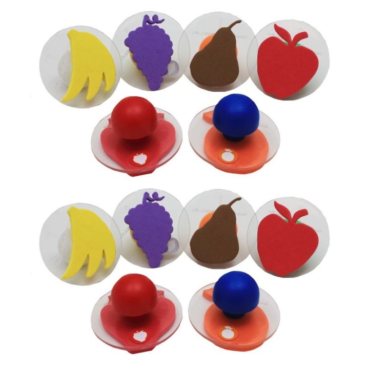 READY 2 LEARN™ Giant Stampers - Fruit - 6 Per Pack - 2 Packs