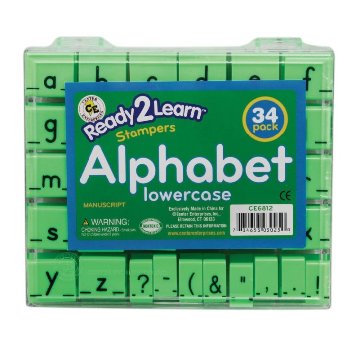 READY 2 LEARN™ Alphabet Stamps - Lowercase - Small - Set of 34