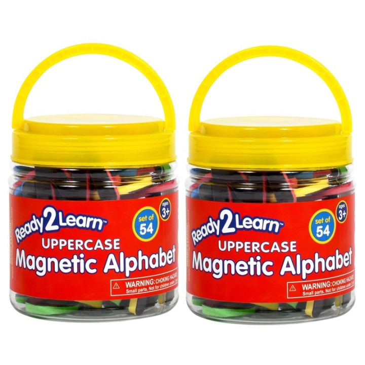 READY 2 LEARN™ Magnetic Alphabet, Uppercase, 54 Per Set, 2 Sets