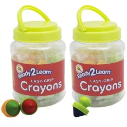 READY 2 LEARN™ Easy Grip Crayons - 6 Per Set - 2 Sets