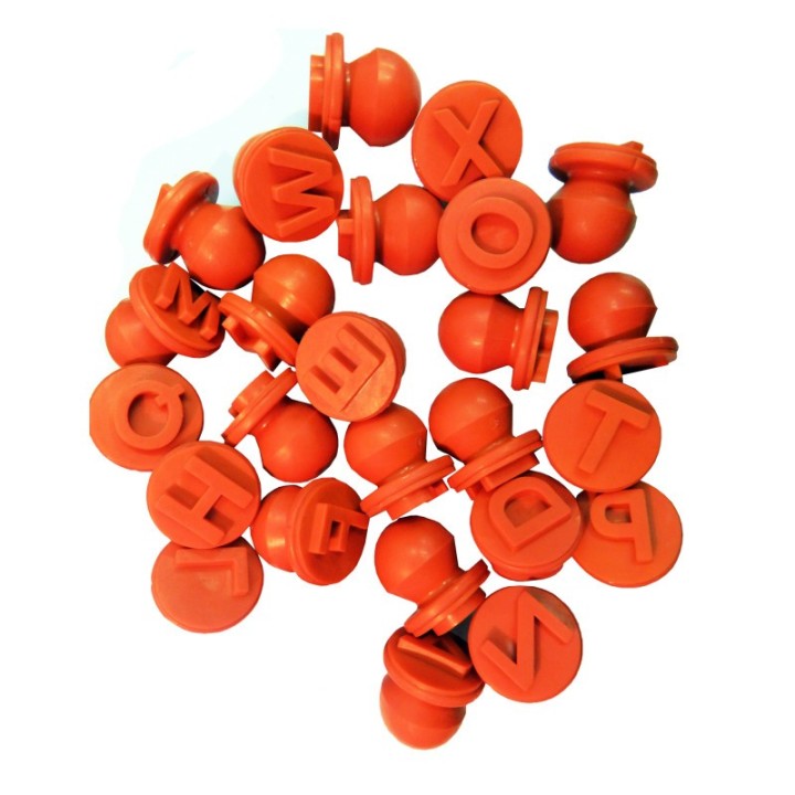 READY 2 LEARN™ Easy Grip Dough and Paint Stampers - Uppercase Alphabet - Set of 27