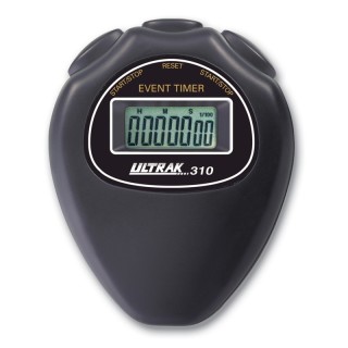 ULTRAK 310 Silent Stopwatch, Black