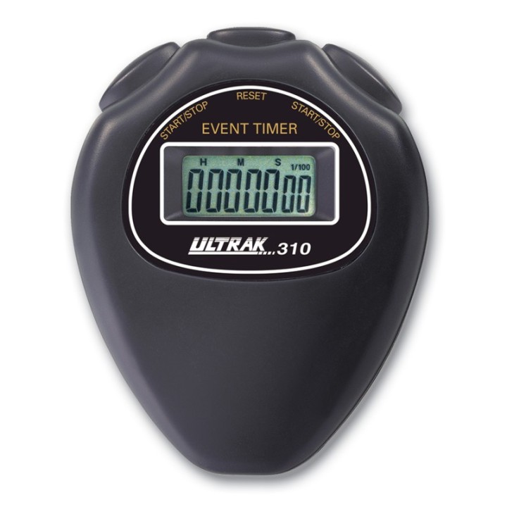 ULTRAK 310 Silent Stopwatch, Black