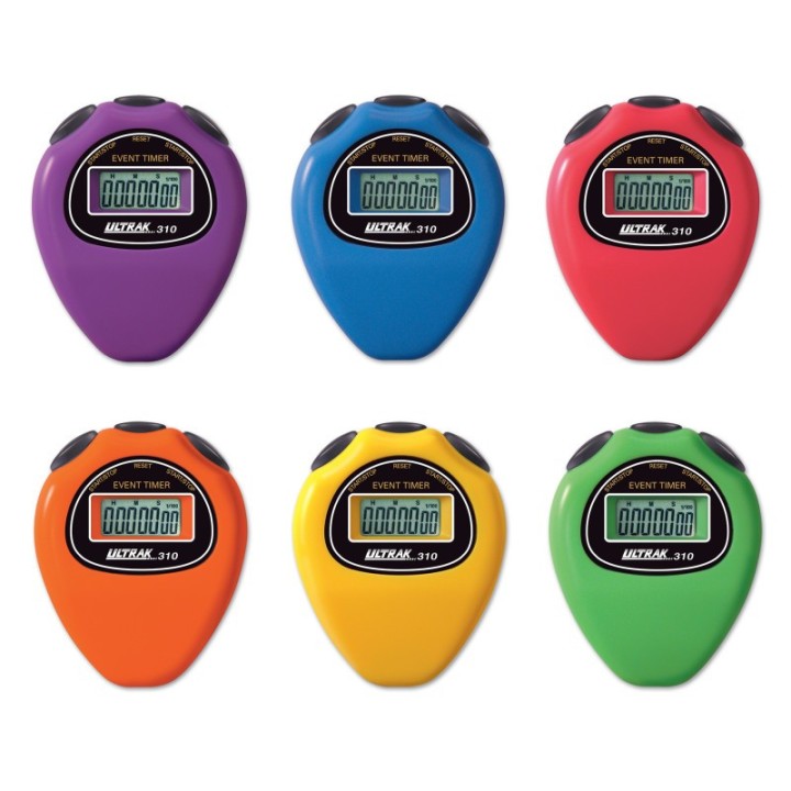 ULTRAK 310 Event Timer Rainbow Set, Set of 6