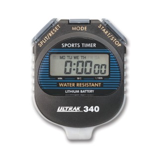 ULTRAK 340 Water Resistant Sports Timer, Black