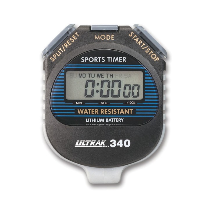 ULTRAK 340 Water Resistant Sports Timer, Black