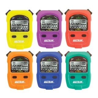 ULTRAK 460 Rainbow Stopwatches, Set of 6