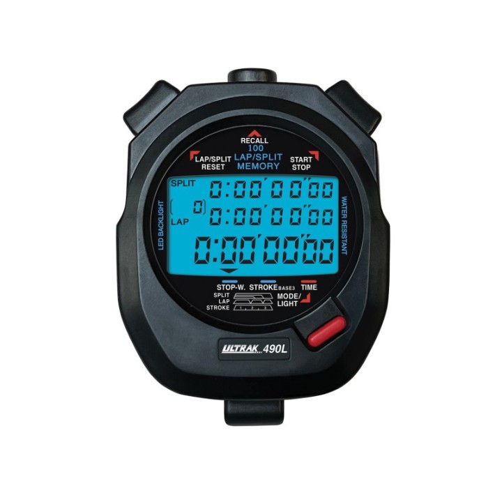 ULTRAK 490L LED Backlight 100 Dual Split Memory Stopwatch