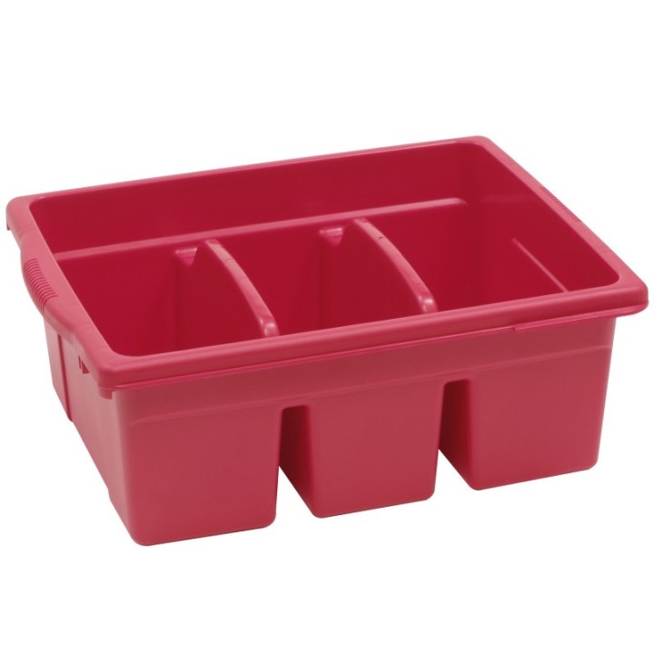 Copernicus Leveled Reading Large Divided Book Tub, Red
