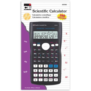 Charles Leonard Scientific Calculator, 12 Digit, 240 Functions