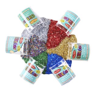 Charles Leonard Creative Arts Glitter Set, Pack of 6