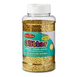 Charles Leonard Creative Arts by Charles Leonard Glitter, 16 oz. Bottle, Gold