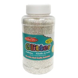 Charles Leonard Creative Arts by Charles Leonard Glitter, 16 oz. Bottle, Iridescent