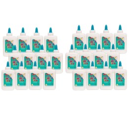 Charles Leonard Economy Washable School Glue, 4 oz, Pack of 24