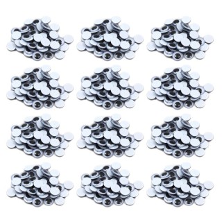 Charles Leonard Wiggle Eyes 15mm, Black, 50 Per Pack, 12 Packs