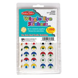 Charles Leonard Creative Arts™ Wiggle Eyes Stickers, Assorted Colors