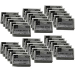 Charles Leonard Kneaded Eraser, Medium, Pack of 36